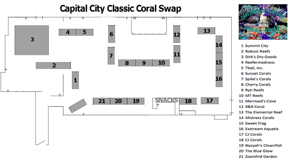 captital city classic swap layout?05182017 - Capital City Classic Coral Swap - Lansing, MI  - July 23, 2017